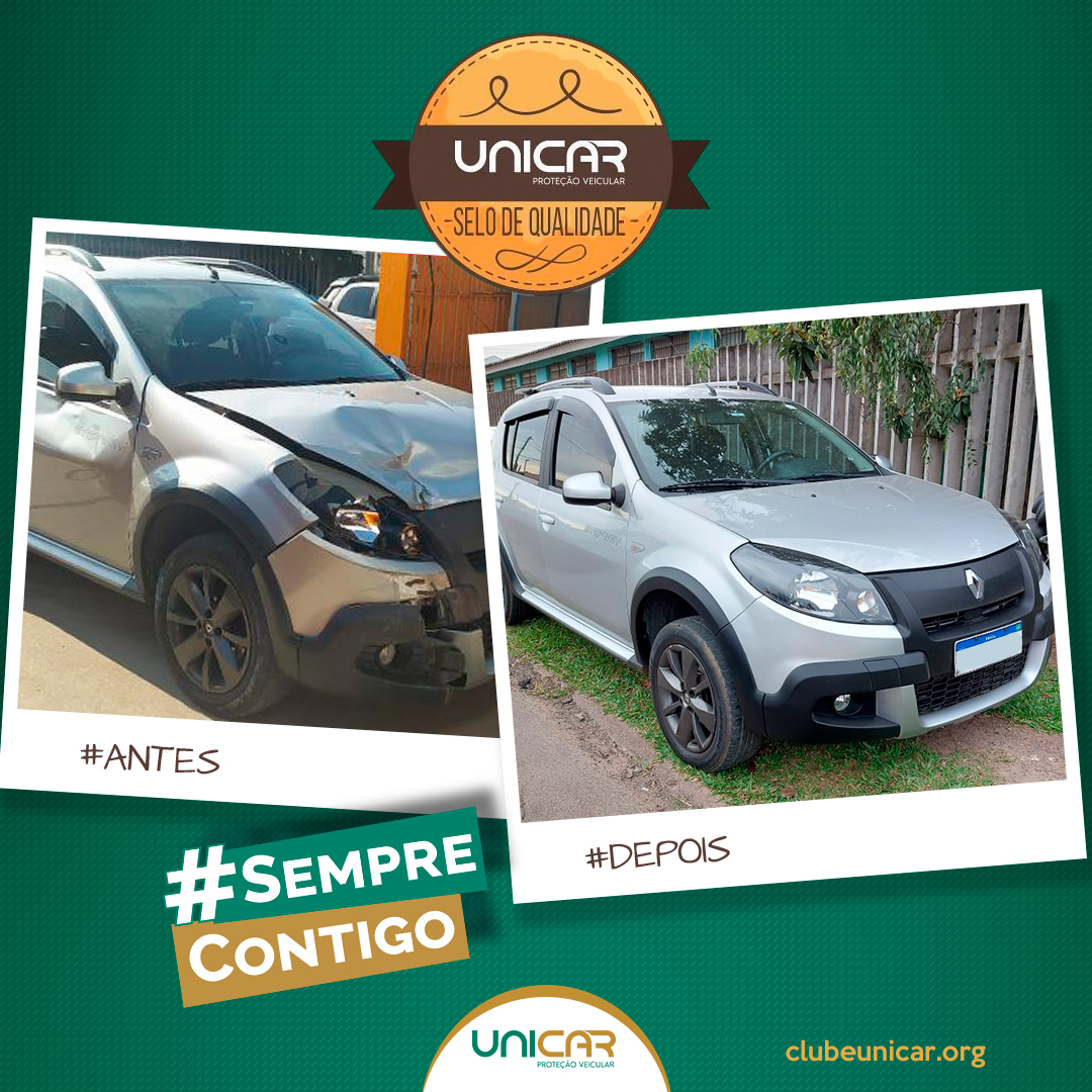 Antes e Depois - Sandero